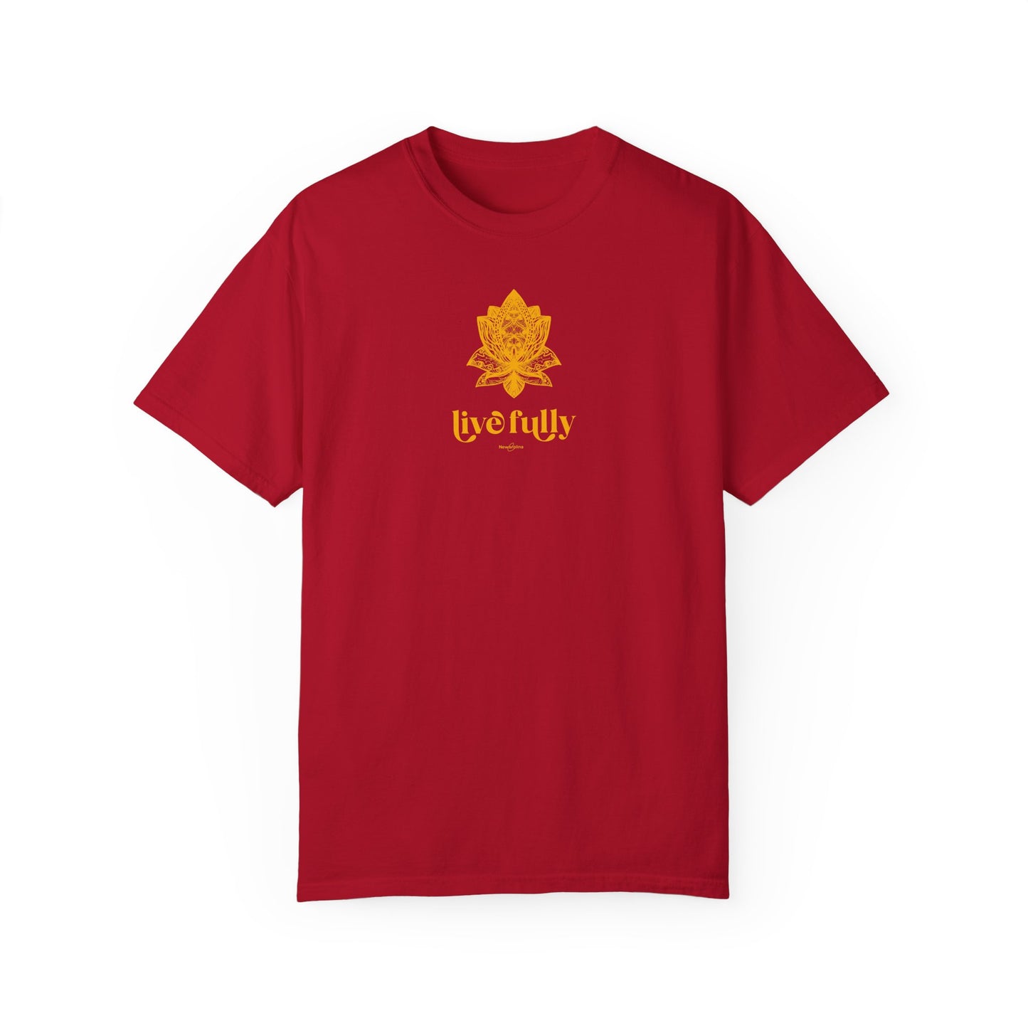 Garment-Dyed T-shirt Live Fully