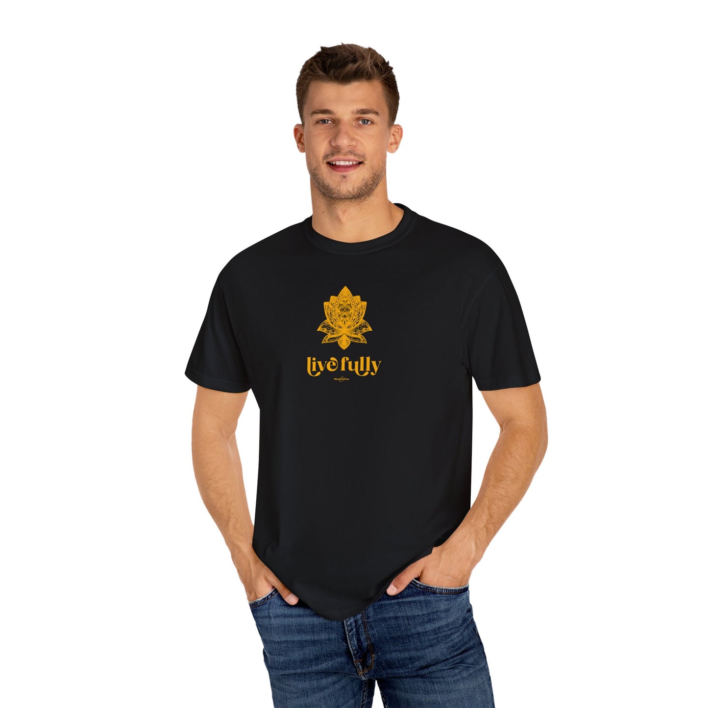 Garment-Dyed T-shirt Live Fully