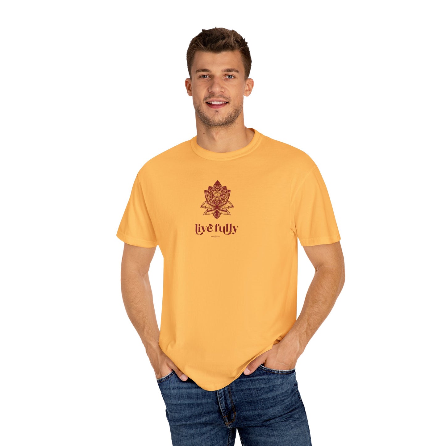 Garment-Dyed T-shirt Live Fully