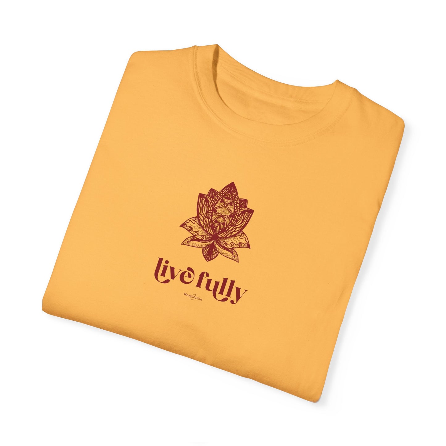 Garment-Dyed T-shirt Live Fully