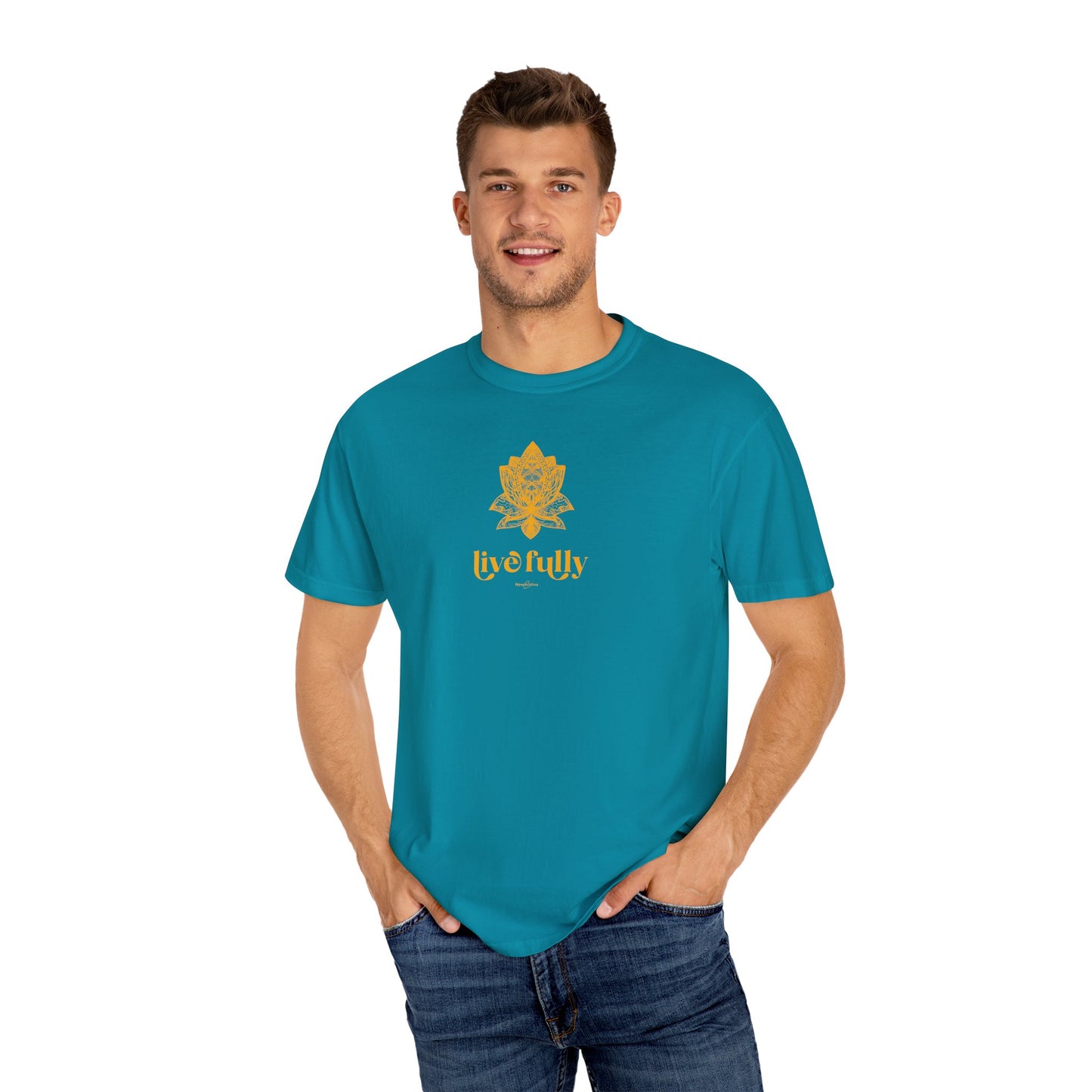 Garment-Dyed T-shirt Live Fully