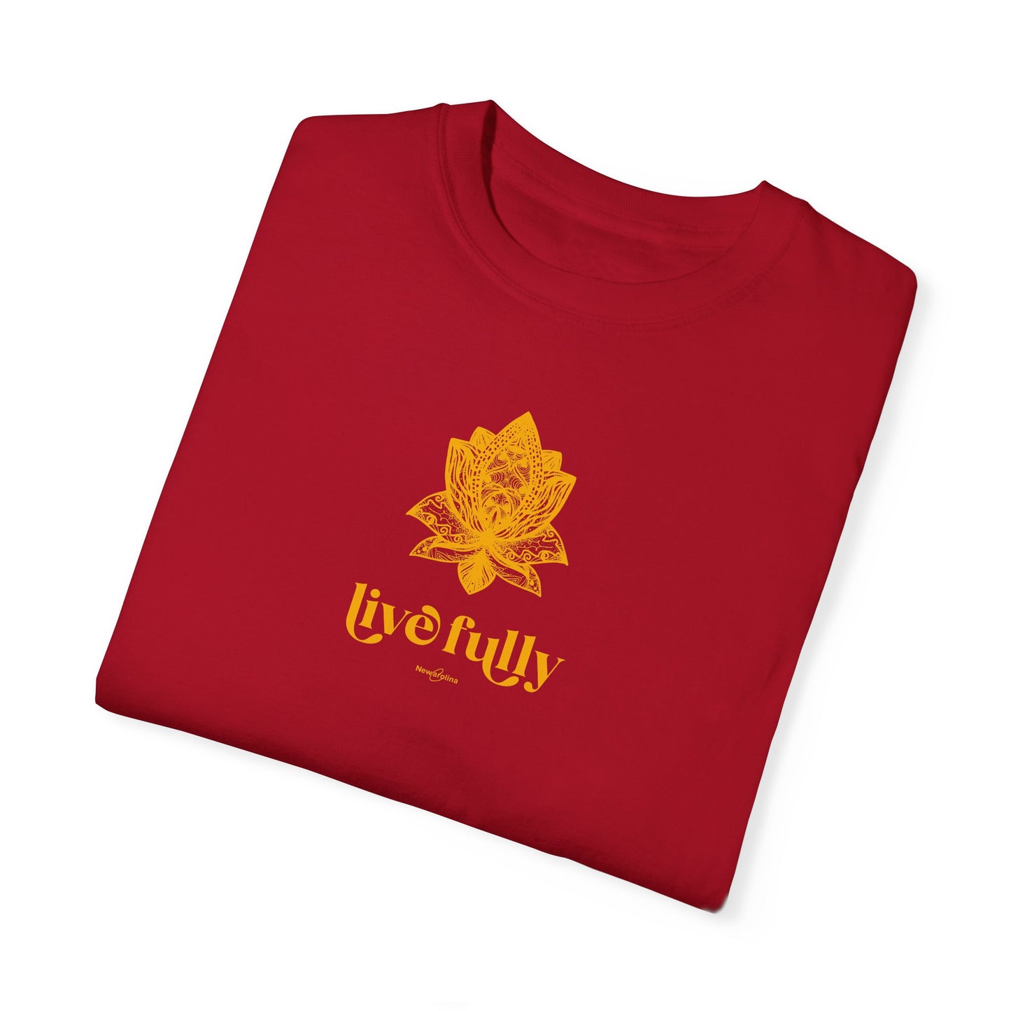 Garment-Dyed T-shirt Live Fully