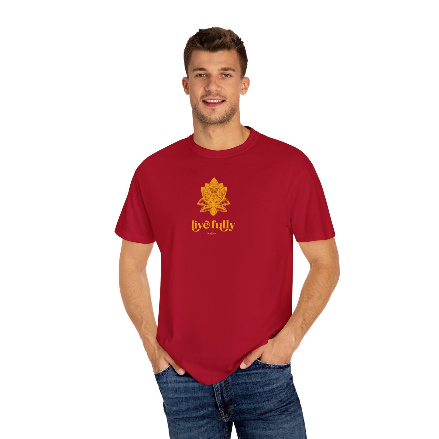 Garment-Dyed T-shirt Live Fully