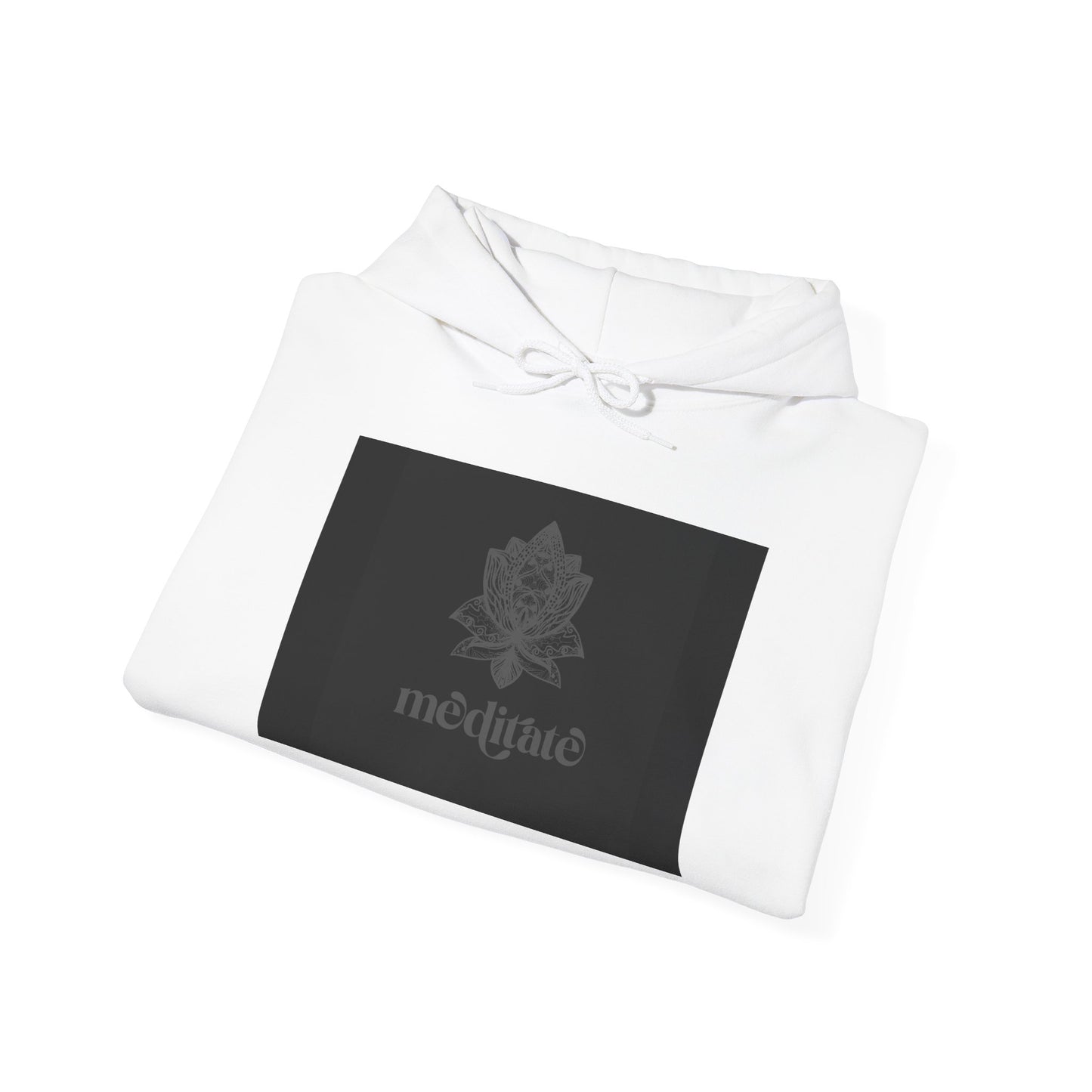 Meditate Hoodie - Black and White Only