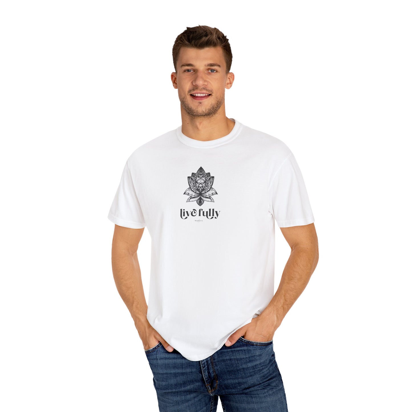 Garment-Dyed T-shirt Live Fully