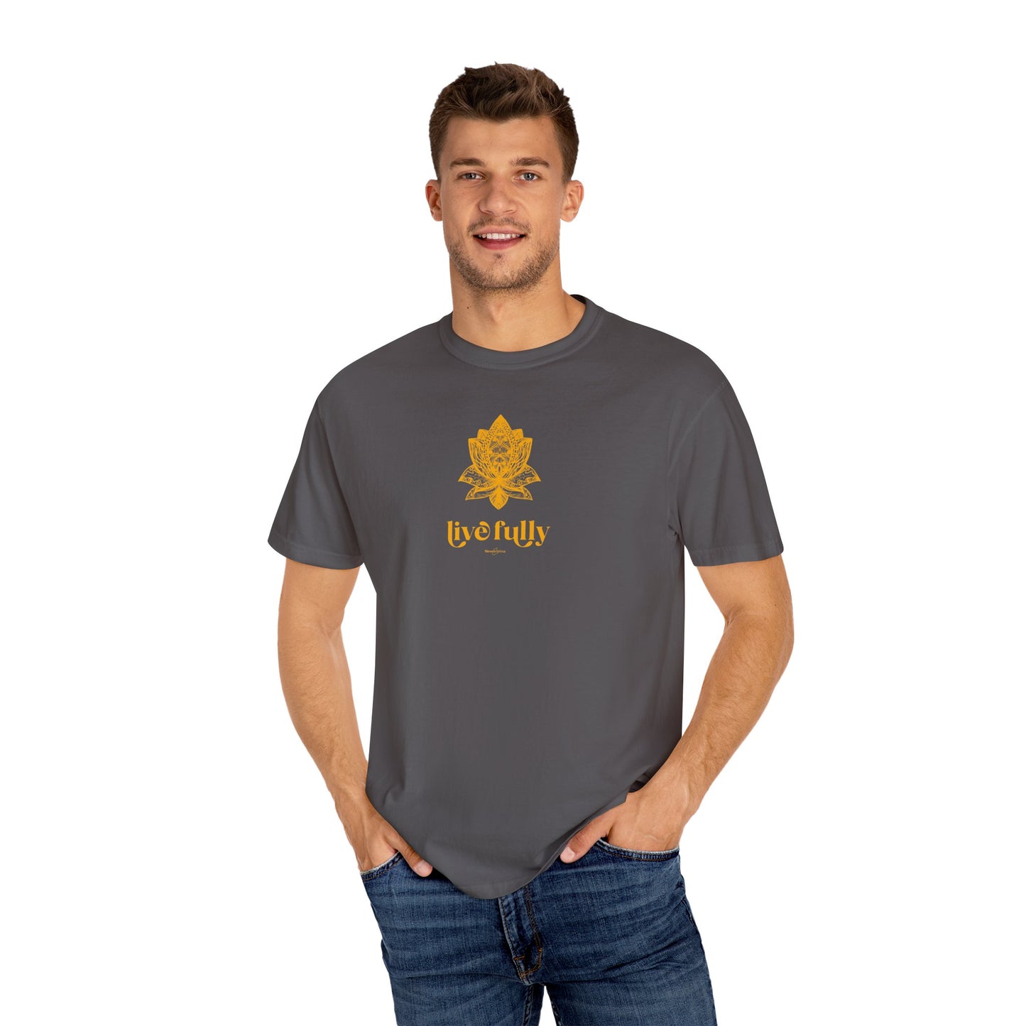 Garment-Dyed T-shirt Live Fully