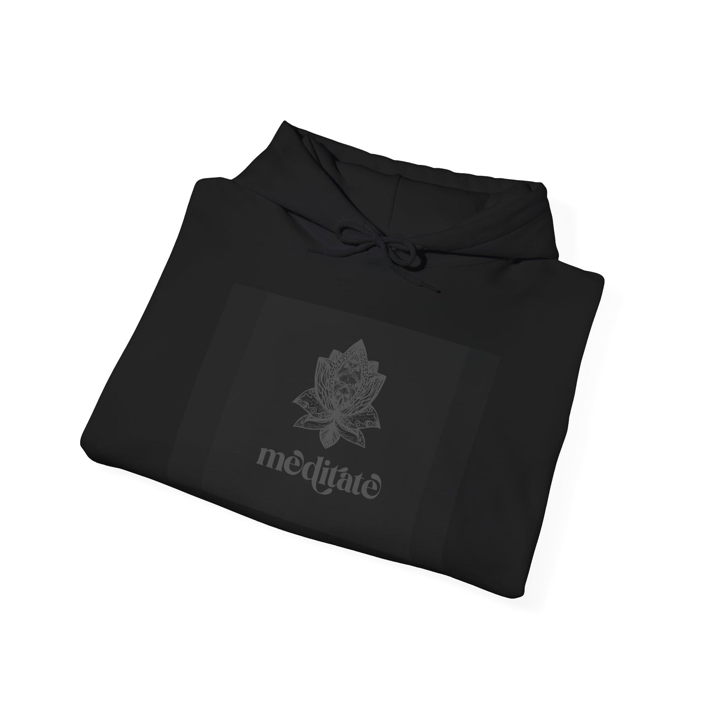 Meditate Hoodie - Black and White Only